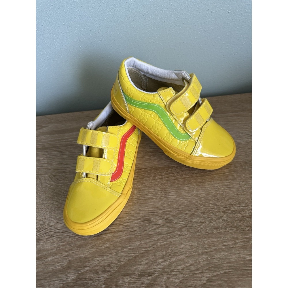 Vans Old Skool V x Haribo GoldBear Sneakers Kids Size 12 Yellow NWOT